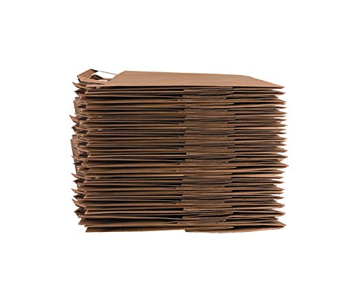 Reli. Paper Grocery Bags w/Handles (100 Pcs, Bulk)(12"x7"x14") Large Paper Grocery Bags, Shopping Bags w/Handles - Heavy Duty 57 Lbs Basis - Takeout/To Go Bags, Retail Bags, Brown Kraft Paper Bags - Image 8