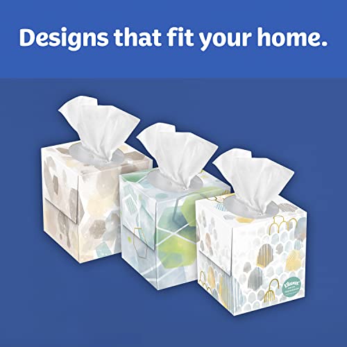 Kleenex Expressions Soothing Lotion Facial Tissues with Coconut Oil, Aloe & Vitamin E, 12 Boxes, 45 Tissues per Box, 3-Ply (540 Total Tissues) - Image 2