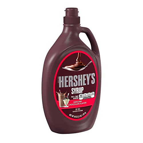 HERSHEY'S Chocolate Syrup Bulk Bottle, 48 oz - Image 2
