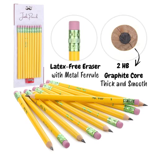 Mr. Pen- Jumbo Pencils, 10 Pencils and 1 Sharpener, Big Pencil, Fat Pencils, Jumbo Pencils for Preschoolers, Fat Pencils for Kindergarten, Thick Pencils, Big Pencils for Preschoolers, Large Pencil. - Image 8