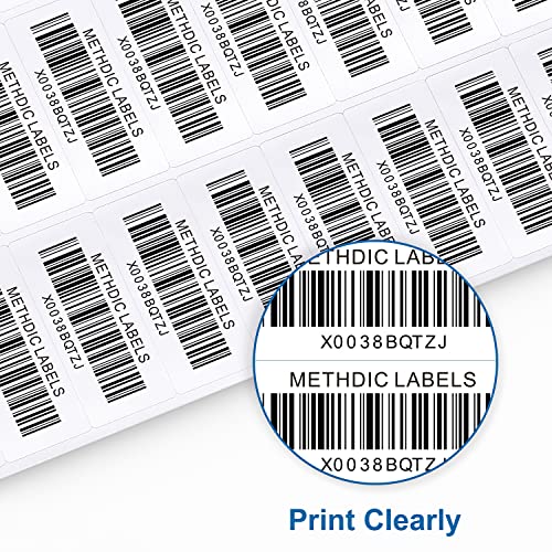 Methdic Address Labels 1" x 2-5/8" 900 Labels Sticker Paper for Laser/Ink Jet Printer Mailing Labels 8.5"×11" White 30 per Sheet - Image 2