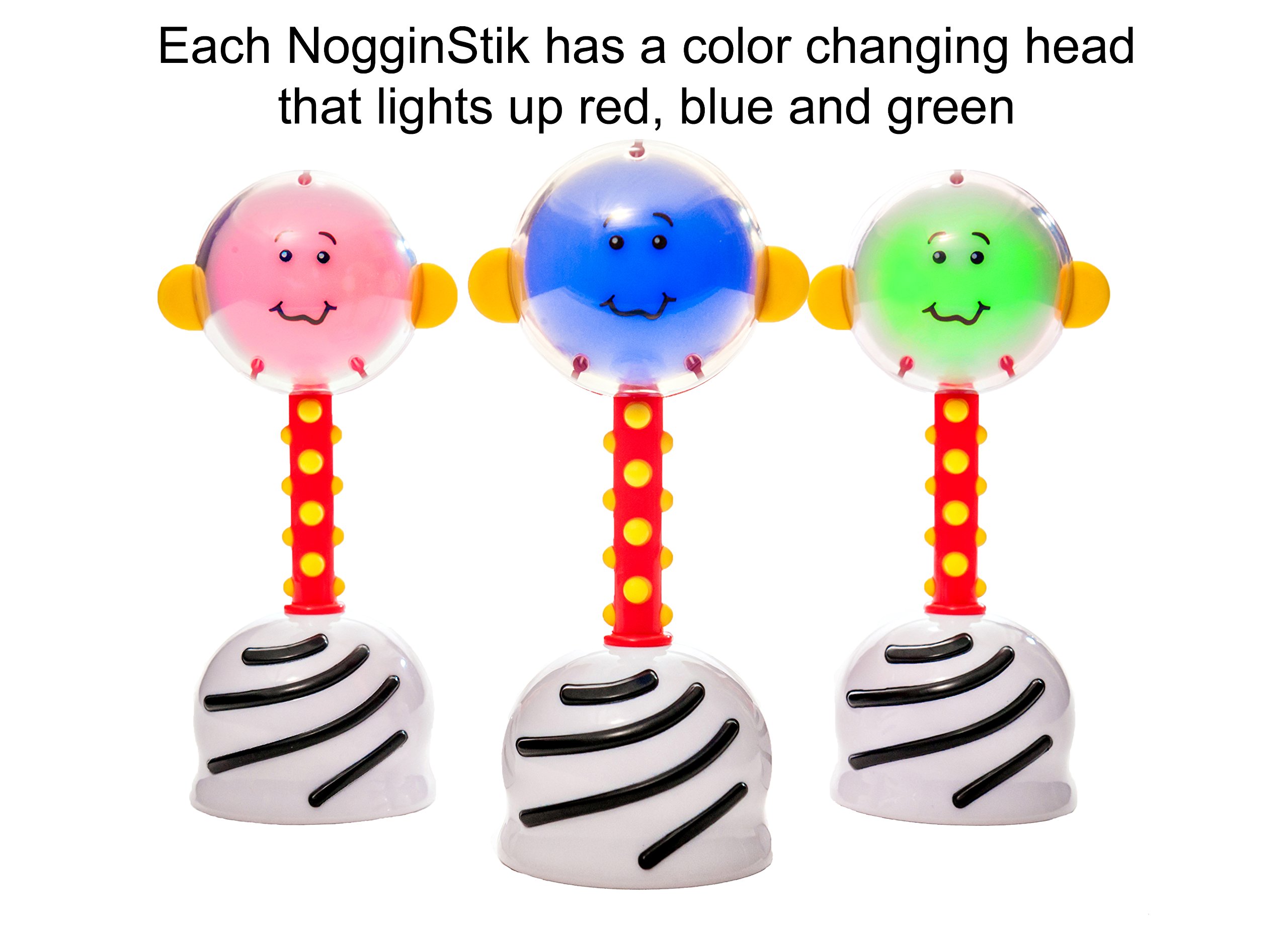 SmartNoggin NogginStik Developmental Light-Up Rattle - Encourage Developmental Milestones from Infant - 12 months - Image 9